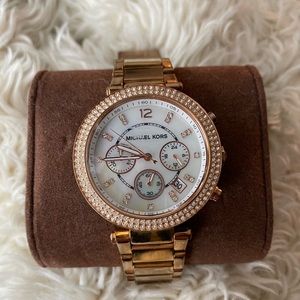 Michael Kors rose gold watch